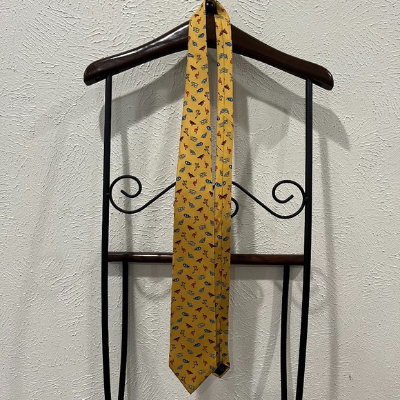 Men's 100% Italian silk neck tie from the American Museum of Natural History - Picture 1 of 5